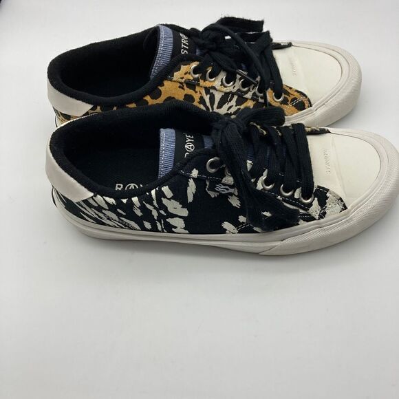 Straye Cheetan Print Flame Lace Up Men’s Sneakers Size 7,5 - Picture 2 of 14